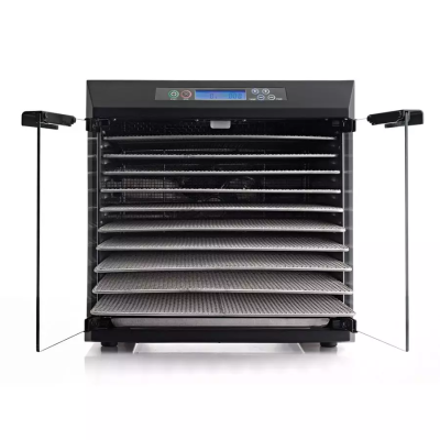 Pormenor dupla porta de vidro Excalibur EXC10EL Inox