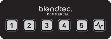 Bot&otilde;es e programas Blendtec Connoisseur 825
